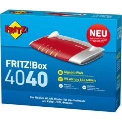 AVM WLAN-Router FRITZ!Box 4040, 1266 MBit/s -Angebote HausGlanz Store ad137ffe9cd8452613cba1748056e5f4c5b41b35 wlan router avm fritzbox 4040