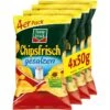 Funny-frisch Chips Chipsfrisch Gesalzen, Kartoffelchips, Je 50g, 4 Tüten