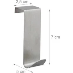 Kleiderhaken Relaxdays Für Die Tür, Silber, Edelstahl, 1 Haken, 4 Stück -Angebote HausGlanz Store ad57c81239327ac0424dd2c9ed26b95f63221a5f kleiderhaken relaxdays