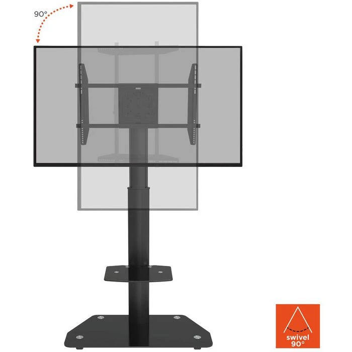 Celexon TV-Ständer Adjust-3270 MP Portrait Schwarz, TV-Standfuß,32-70 Zoll, Mit Zwischenboden & Rollen 4 Celexon TV-Ständer Adjust-3270 MP Portrait Schwarz, TV-Standfuß,32-70 Zoll, Mit Zwischenboden & Rollen – Bild 4