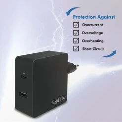 LogiLink USB-Ladegerät PA0213, 65W, 3,25A, Schwarz, 1x USB C, 1x USB A, 2 Port 9 LogiLink USB-Ladegerät PA0213, 65W, 3,25A, Schwarz, 1x USB C, 1x USB A, 2 Port -Angebote HausGlanz Store b16ac918a60f29ac74c6072f28f4be69c09af5be usb ladegeraet logilink pa0213 65w 3 25a