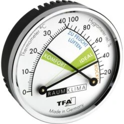 TFA Thermo-Hygrometer 45.2024 Analog, Verchromt