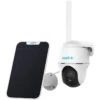 Reolink IP-Kamera Go PT EXT 4G LTE Set Outdoor, 4 MP, PIR Schwenken, Akku, Mit Solarpanel, 64GB SD