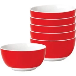 Van-Well Müslischale Vario, Porzellan, Rot, 14cm, Set, 6 Stück -Angebote HausGlanz Store b37cfb2885cf28c27ee80ce969e07ccbd0e98d23 mueslischale van well vario