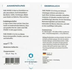 Salis-Clean Pure Hygiene 4.0 Hände- Und Flächendesinfektion, 5 Liter, Desinfektionsmittel -Angebote HausGlanz Store b3f5e19a92f8798f7d8308271fe6e425d15933c7 desinfektionsmittel salis clean pure hygiene 4.0