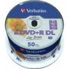 Verbatim DVD 97693, 8,5GB, Double Layer, DVD+R, 8-fach, Bedruckbar, Gespindelt, 50 Stück