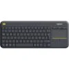 Logitech Tastatur Touch Keyboard K400 Plus, USB, Mit Unifying-Funktion, Schwarz