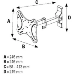 Hama TV-Wandhalterung 108727 Fullmotion, Schwarz, Neigbar, Schwenkbar, 19-48 Zoll 15 Hama TV-Wandhalterung 108727 Fullmotion, Schwarz, Neigbar, Schwenkbar, 19-48 Zoll -Angebote HausGlanz Store b63050614a08905191fe23615e9f8449fd9cf931 tv wandhalterung hama 108727 fullmotion schwarz