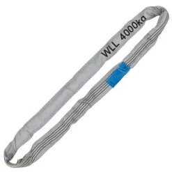 Petex Rundschlinge 47204018, WLL 4000kg, 2m Umfang, Grau, 1m