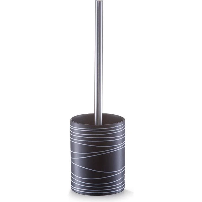 Zeller WC-Bürste Schwarz, Bürstenhalter Aus Keramik 1 Zeller WC-Bürste Schwarz, Bürstenhalter Aus Keramik