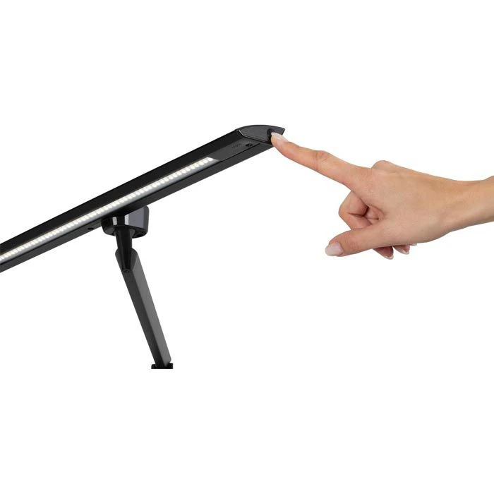 Hansa Schreibtischlampe Zirkon LED, Dimmbar, Schwarz, Tischklemme 3 Hansa Schreibtischlampe Zirkon LED, Dimmbar, Schwarz, Tischklemme – Bild 3