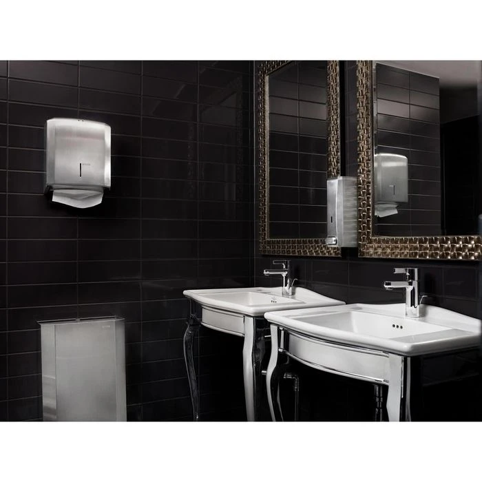 Katrin 988366 Handtuchspender M Edelstahl Für 500 2 Katrin 988366 Handtuchspender M Edelstahl Für 500 – Bild 2