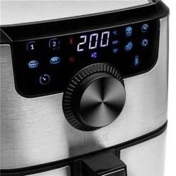 Princess Fritteuse Smart 182037 Heißluftfritteuse, 1500 W, App-Steuerung, Edelstahl, Ohne Öl, 4,5 L -Angebote HausGlanz Store bae4e841376f88f7e6768386ba1784e4685922be fritteuse princess smart 182037 heissluftfritteuse