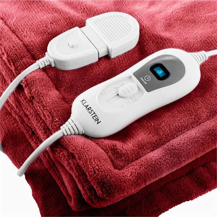 Klarstein Heizdecke Dr. Watson XL Rot, 180 X 130cm, Abschaltautomatik 2 Klarstein Heizdecke Dr. Watson XL Rot, 180 X 130cm, Abschaltautomatik – Bild 2