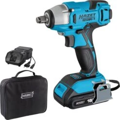 Hazet Akku-Schlagschrauber 9212SPC-1, 200Nm, 18V / 2,0Ah, Mit 1 Akku, Ladegerät Und Tasche