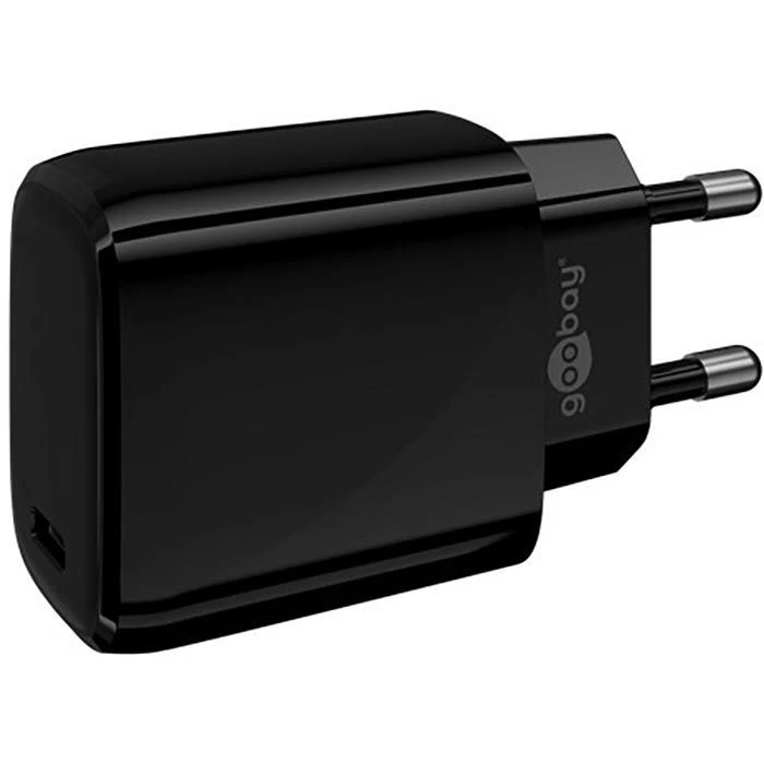 Goobay USB-Ladegerät 53864, 20W, 3A, Schwarz, 1x USB C, 1 Port 3 Goobay USB-Ladegerät 53864, 20W, 3A, Schwarz, 1x USB C, 1 Port – Bild 3