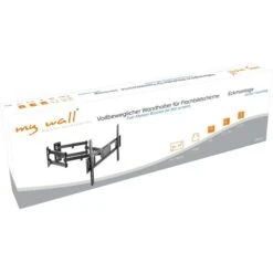 MyWall TV-Wandhalterung HP51L, Schwarz, Zur Eckmontage, Neigbar, Schwenkbar, 32-70 Zoll -Angebote HausGlanz Store bc3f6bce819b519d6b9c4ab68d414a50d153f87f tv wandhalterung mywall hp51l schwarz