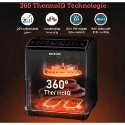 Cosori Fritteuse Dual Blaze XXL, CAF-P583S-KEUR, 1700 W, Heißluftfritteuse, Mit App, Für 6,4 Liter 10 Cosori Fritteuse Dual Blaze XXL, CAF-P583S-KEUR, 1700 W, Heißluftfritteuse, Mit App, Für 6,4 Liter -Angebote HausGlanz Store bd6310da49186e2ea2480d87d28750267ee58e2a fritteuse cosori dual blaze xxl caf p583s keur