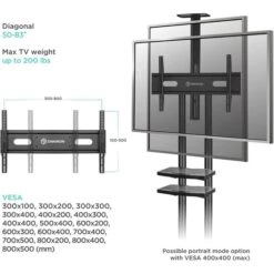 Onkron TV-Ständer TS1881-BLK, Schwarz, TV-Standfuß,55-80 Zoll, Mit Zwischenboden & Rollen 10 Onkron TV-Ständer TS1881-BLK, Schwarz, TV-Standfuß,55-80 Zoll, Mit Zwischenboden & Rollen -Angebote HausGlanz Store bf1bad07473cc64144f57ed53078abe63e44b90a tv staender onkron ts1881 blk schwarz