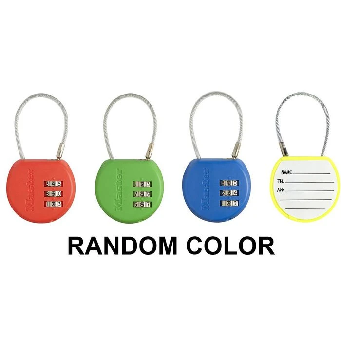 Master Lock Master-Lock Vorhängeschloss 4671EURDCOL, 42mm, 3-fach Zahlenschloss, Level 3, Farbig Sortiert 3 Master Lock Master-Lock Vorhängeschloss 4671EURDCOL, 42mm, 3-fach Zahlenschloss, Level 3, Farbig Sortiert – Bild 3