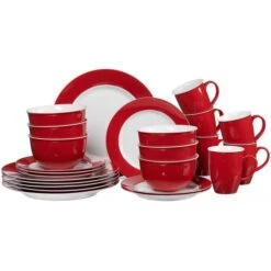 Ritzenhoff&Breker Müslischale Doppio, Porzellan, Rot, 14cm, Set, 6 Stück -Angebote HausGlanz Store c3b087f48431250817023d75196c53521c47ffc4 mueslischale ritzenhoffundbreker doppio