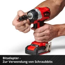 Einhell Akku-Schlagschrauber TP-CW 18 Li BL-Solo, 215Nm, 18V, Mit Bit-Adapter -Angebote HausGlanz Store c3e13affd5527f4c9a3927564b9428e48c15bded akku schlagschrauber einhell tp cw 18 li bl solo