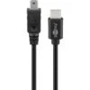 Goobay USB-Kabel 67989, USB 2.0, 0,5 M, Anschlusskabel, C Stecker / Mini-B Stecker 5pin