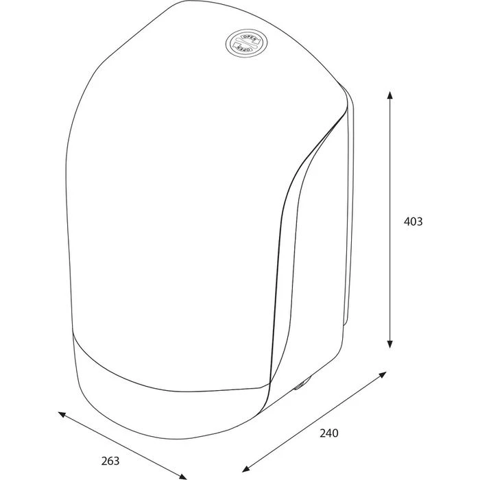 Katrin Handtuchspender Inclusive Centerfeed M, 92124, Kunststoff, Für Rollenhandtücher, Schwarz 7 Katrin Handtuchspender Inclusive Centerfeed M, 92124, Kunststoff, Für Rollenhandtücher, Schwarz – Bild 7
