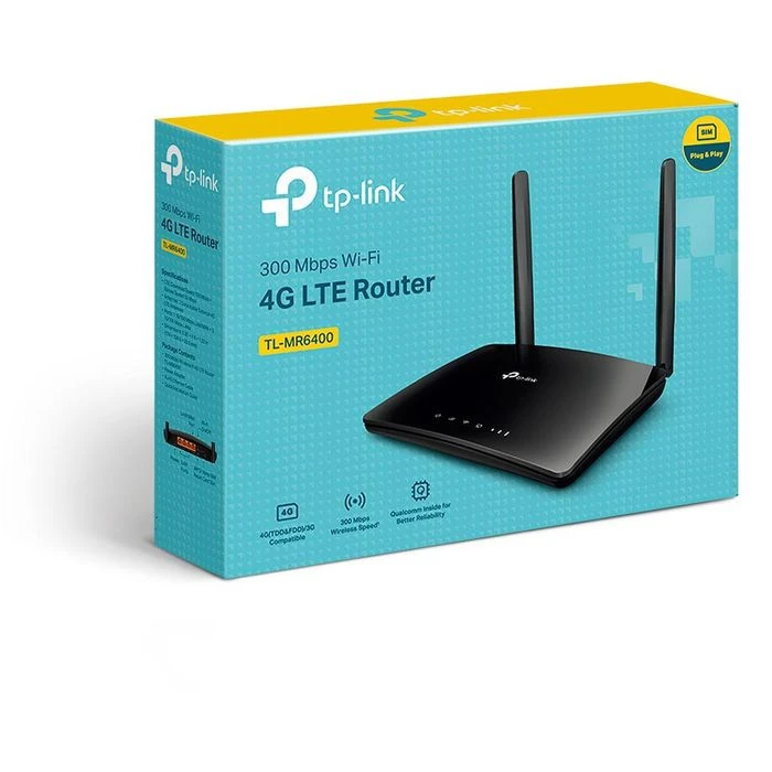 TP-Link WLAN-Router TL-MR6400 4G LTE, 150 MBit/s LTE, 300 Mbit/s WLAN, 4G / LTE Hotspot 6 TP-Link WLAN-Router TL-MR6400 4G LTE, 150 MBit/s LTE, 300 Mbit/s WLAN, 4G / LTE Hotspot – Bild 6