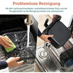 Cosori Fritteuse Dual Blaze XXL, CAF-P583S-KEUR, 1700 W, Heißluftfritteuse, Mit App, Für 6,4 Liter 11 Cosori Fritteuse Dual Blaze XXL, CAF-P583S-KEUR, 1700 W, Heißluftfritteuse, Mit App, Für 6,4 Liter -Angebote HausGlanz Store c590f331cf25b08c54310ce2a738f6d7b2c4a39a fritteuse cosori dual blaze xxl caf p583s keur