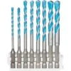 Bosch Bohrer HEX-9 MultiConstruction Pick & Click, 8-teiliges Set, 3-8mm, Beton, Fliesen, Stahl, Holz