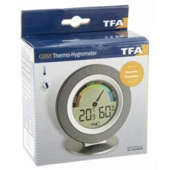 TFA Thermo-Hygrometer 30.5019 Cosy Digital, Grau -Angebote HausGlanz Store c85d1606085fe14dbe7bfa70802dff04a5539dd8 thermo hygrometer tfa 30.5019 cosy innen