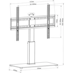 MyWall TV-Ständer HP2BRL, Schwarz, TV-Standfuß, 32-65 Zoll -Angebote HausGlanz Store c93dd9d4d8d713cefa24a6e251bbeebc7d37429f tv staender mywall hp2brl schwarz