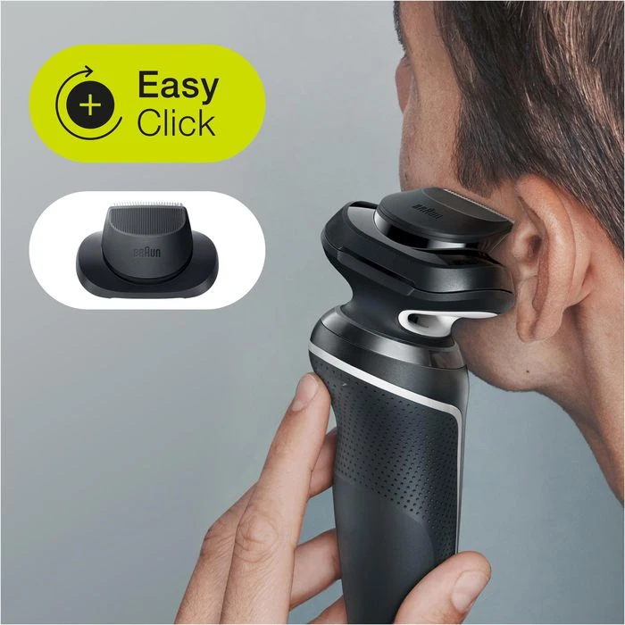 Braun Elektrorasierer Series 5 51-W4200cs, Weiß, Wet & Dry, Mit EasyClick-Trimmer Und Ladestation 4 Braun Elektrorasierer Series 5 51-W4200cs, Weiß, Wet & Dry, Mit EasyClick-Trimmer Und Ladestation – Bild 4