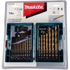 Makita Bohrer HSS TiN, B-67795, 19-teiliges Set, 1,5-10 Mm, HSS-Metallbohrer -Angebote HausGlanz Store ca6881463de05600150ec87b52bd8ec7dda61f07 bohrer makita hss tin b 67795