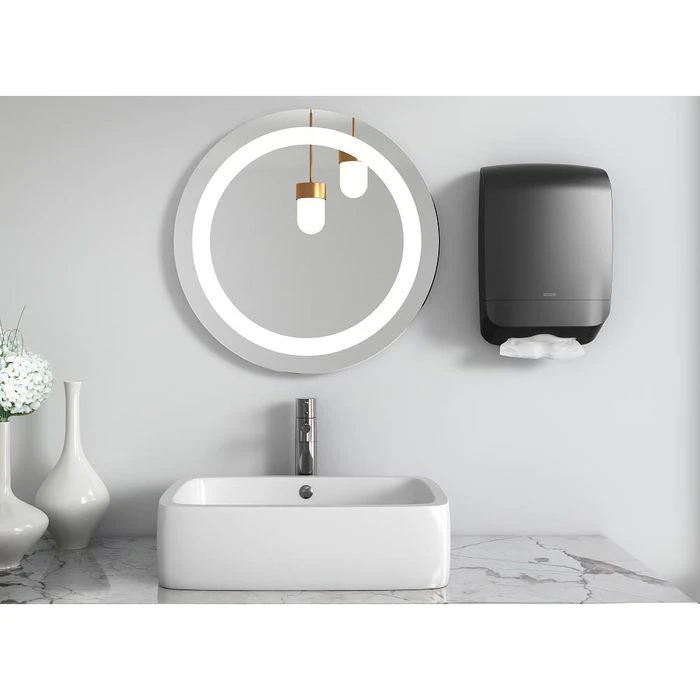 Katrin Handtuchspender Inclusive M, 92063, Kunststoff, Für 600 Falthandtücher, Schwarz 2 Katrin Handtuchspender Inclusive M, 92063, Kunststoff, Für 600 Falthandtücher, Schwarz – Bild 2