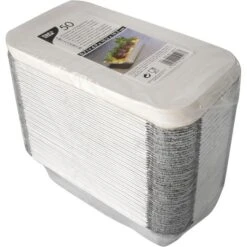 Papstar Aluschalen 14517, Mit Einlegedeckel, 0,7 L, Eckig, 19,5 X 10,3 X 4,9cm, 50 Stück -Angebote HausGlanz Store cefc0b36b71063058f61b2a565a57886d3e0e3c6 aluschalen papstar 14517 mit einlegedeckel 0 7 l