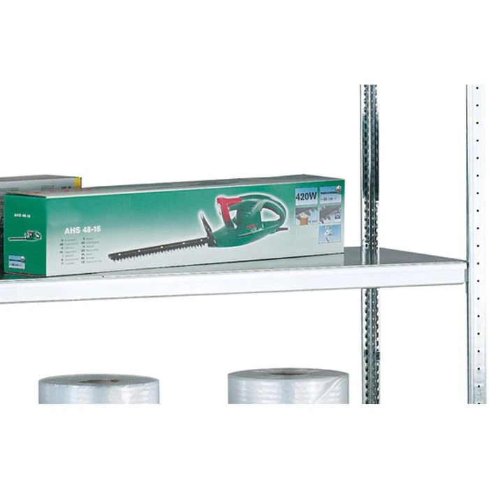 Schulte Weitspannregal 15536, 250 X 200 X 80cm, 400kg / Boden, Steck- & Grundregal, 3 Metallböden 2 Schulte Weitspannregal 15536, 250 X 200 X 80cm, 400kg / Boden, Steck- & Grundregal, 3 Metallböden – Bild 2