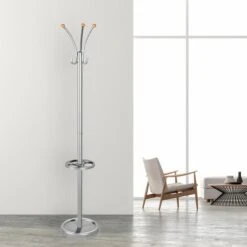 Kerkmann Garderobenständer Nina, 6095, Mit 6 Haken, Metall, Silber 9 Kerkmann Garderobenständer Nina, 6095, Mit 6 Haken, Metall, Silber -Angebote HausGlanz Store d1634b8994730f29ce6bbec0245e76976cc51ade garderobenstaender kerkmann nina 6095