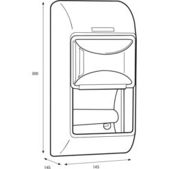 Katrin Toilettenpapierspender 104452, Kunststoff, Für 2 Kleinrollen, Schwarz -Angebote HausGlanz Store d492071313e835305b1daae4067dfeab9a1acb61 toilettenpapierspender katrin 104452