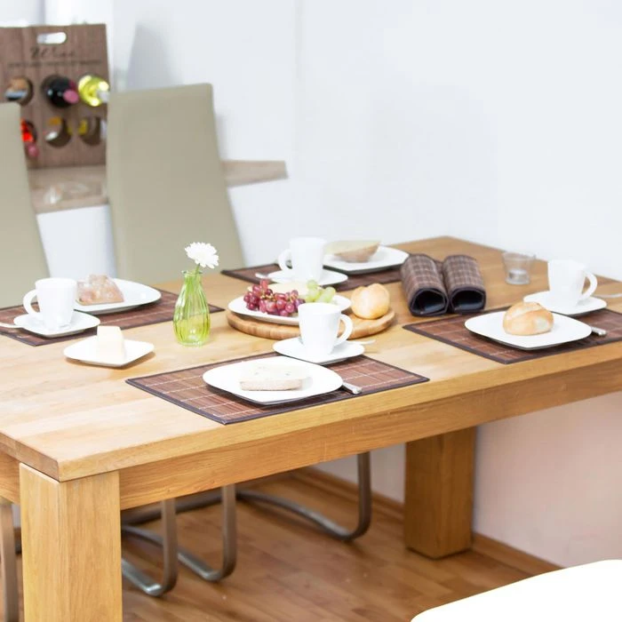 Relaxdays Platzset 10020505, Abwischbar, Bambus, 45 X 30 Cm, Braun, 6 Stück 3 Relaxdays Platzset 10020505, Abwischbar, Bambus, 45 X 30 Cm, Braun, 6 Stück – Bild 3