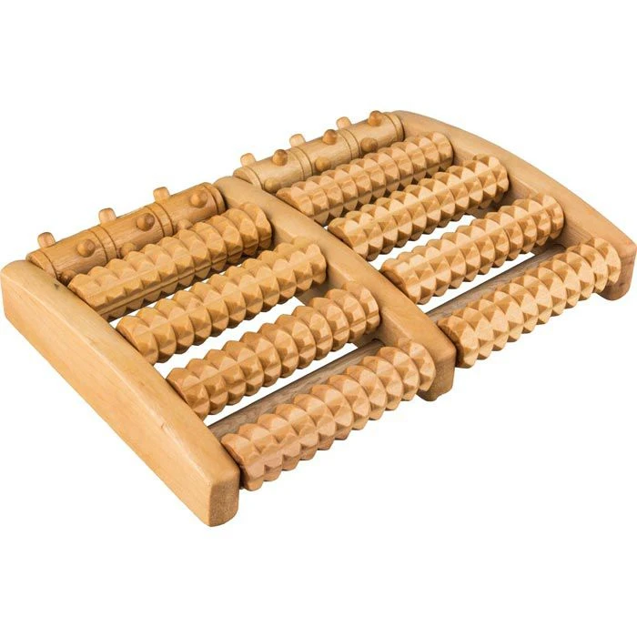 Croll&Denecke Fußmassagegerät Fußroller, 2 X 5 Rollen, Holz 2 Croll&Denecke Fußmassagegerät Fußroller, 2 X 5 Rollen, Holz – Bild 2