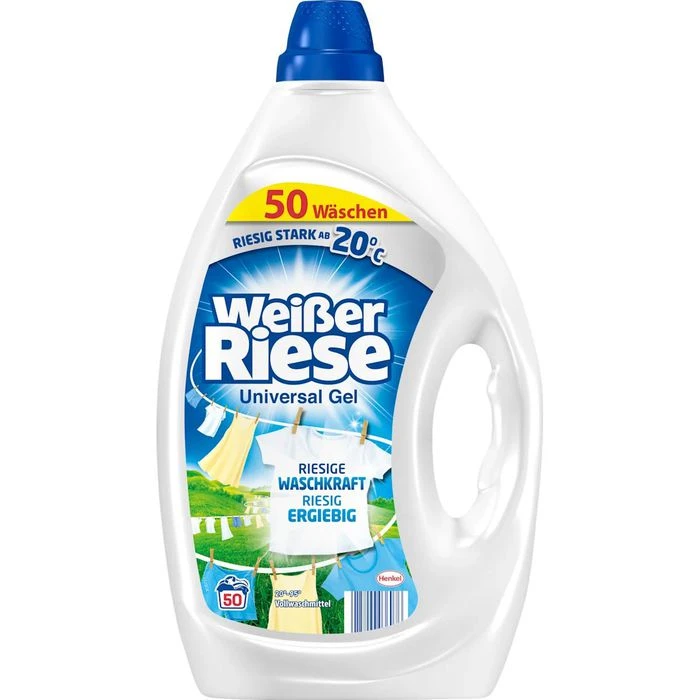 Weißer-Riese Waschmittel Universal Gel, Vollwaschmittel, Gel, 3,5 Liter, 70 Waschladungen 1 Weißer-Riese Waschmittel Universal Gel, Vollwaschmittel, Gel, 3,5 Liter, 70 Waschladungen