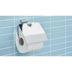 Tesa Toilettenpapierspender Klaam Mit Deckel 40259, Ohne Bohren, Metall, Für 1 Kleinrolle, Silber -Angebote HausGlanz Store d614d6d170f78504213a3f61f790a5a11d206b2b toilettenpapierspender tesa klaam mit deckel 40259