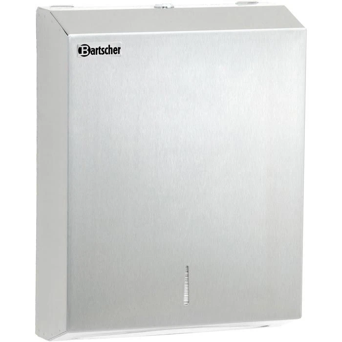 Bartscher Handtuchspender 850006, Metall, Für 400 Falthandtücher, Silber 3 Bartscher Handtuchspender 850006, Metall, Für 400 Falthandtücher, Silber – Bild 3