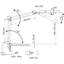 Maul Maulatlantic Schreibtischlampe LED Silber Tischklemme 9 Maul Maulatlantic Schreibtischlampe LED Silber Tischklemme -Angebote HausGlanz Store d6b5694e0abd88f04e2b81ad97c32fd8aba614a4 schreibtischlampe maul maulatlantic led