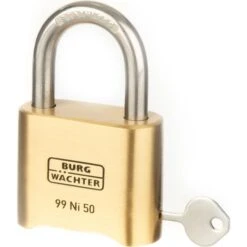 Burg Wächter Burg-Wächter Vorhängeschloss No.99, 99 Ni 50 SB, Zahlenschloss Mit Schlüssel, Wetterfest, Messing -Angebote HausGlanz Store d6e6efdd0893b1521c2223034d25f45cbf54f6c3 vorhaengeschloss burg waechter no.99 99 ni 50 sb