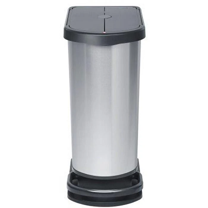 Rotho Mülleimer Paso Duo 1166510264 Silber, Aus Kunststoff, Geruchssicher, 2 X 25 Liter 6 Rotho Mülleimer Paso Duo 1166510264 Silber, Aus Kunststoff, Geruchssicher, 2 X 25 Liter – Bild 6