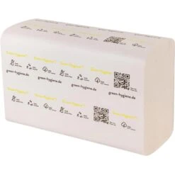 GreenHygiene Papierhandtücher Ingeborg, 2-lagig, Interfold-Falz, 24 X 21 Cm, Weiß, 3000 Stück -Angebote HausGlanz Store d7cae4e8e48500eda49e5ab657f9f5d9b0a78928 papierhandtuecher greenhygiene ingeborg 2 lagig