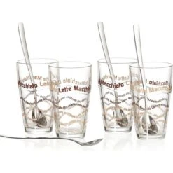 Ritzenhoff&Breker Kaffeegläser Latte Macchiato, Set Mit Löffel, 370ml, 8-teilig -Angebote HausGlanz Store d94771b7ed0f28acfac22f67c82e4a836f284d18 kaffeeglaeser ritzenhoffundbreker latte macchiato